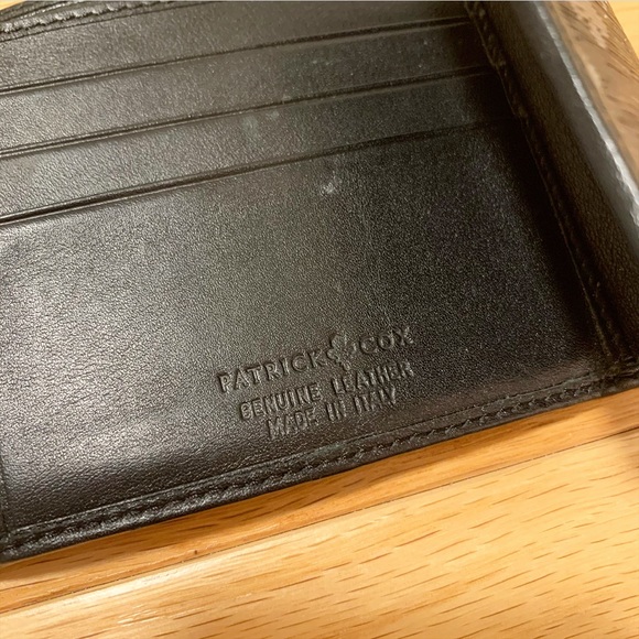 Patrick Cox black monogram wallet - Picture 7 of 11